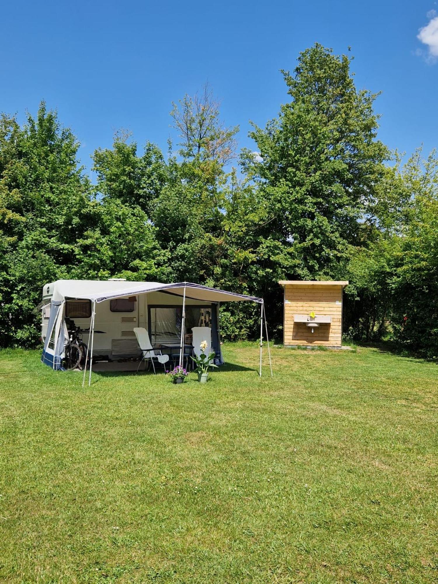 Camping Alkenhaer Appelscha Lege Kampeerplaats Met Prive Sanitair Dış mekan fotoğraf